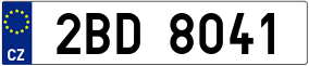Truck License Plate